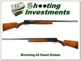 Browning A5 Sweet Sixteen 64 Belgium Vent Rib - 1 of 4