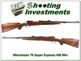 Winchester 70 Super Express 458 Win Mag New Haven made - 1 of 4