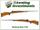 Weatherby Mark V LH Deluxe 26in German 300 Wthy Blond! - 1 of 4