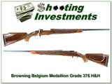 Browning Belgium Medallion Grade 375 H&H as new - 1 of 4