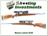Custom Mauser 30-06 marked LMB with scope - 1 of 4