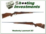 Weatherby Mark V 5 Panel Lazermark 257 Wthy Exc Cond! - 1 of 4