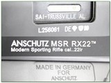 Anshutz MSR RX22 .22LR Semi auto Rifle new unfired - 4 of 4