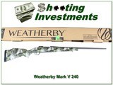 Weatherby Mark V 240 Altitude Ultra Lightweight NIB! - 1 of 4