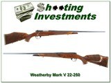 Weatherby Mark V Varmintmaster 22-250 XX Wood! - 1 of 4