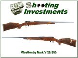 Weatherby Mark V Varmintmaster 22-250 XX Wood! - 1 of 4