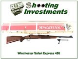 Winchester Model 70 XTR Safari Express 458 unfired in box! - 1 of 4