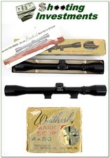 Weatherby XXII 4X 22 Rimfire rifle scope in box - 1 of 1