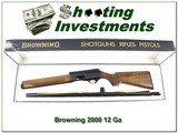 Browning 2000 Belgium 12 Ga 30in VR ANIB! - 1 of 4