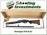 Remington 870 Wingmaster 28 Ga unfired in box - 1 of 4