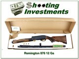 Remington 870 Wingmaster 12 Ga unfired in box - 1 of 4
