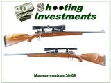 Custom Mauser 30-06 marked LMB with scope - 1 of 4