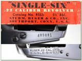Ruger Single Six First Model 22 & 22Mag NIB! - 4 of 4