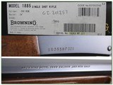 Browning 1885 Low Wall RARE 260 Rem in BOX! - 4 of 4