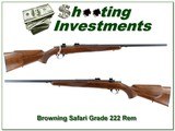 Browning Safari Grade 65 Belgium 222 Heavy Barrel - 1 of 4