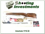 Anschutz 1710 U2 HB .22 LR Stainless unfired in box limited production! - 1 of 4