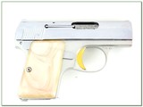 25 Auto Baby Browning .25 Nickel 68 Belgium looks unfired! - 2 of 4