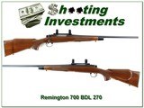 Remington 700 BDL 1977 made 270 Winchester - 1 of 4