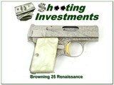 Browning Renaissance 25 Auto 66 Belgium fully engraved - 1 of 4