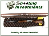 Browning A5 Ducks Unlimited Sweet Sixteen NIC! - 1 of 4