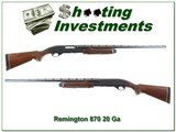 Remington 870 Wingmaster 20 Ga 28in Mod VR - 1 of 4