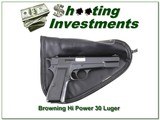 Browning Hi-Power 30 Luger Exc Cond - 1 of 4
