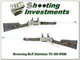 Browning BLR Stainless Laminated Takedown in 300 WSM - 1 of 4