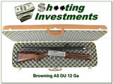 Browning A5 Ducks Unlimited 12 Ga with case! - 1 of 4
