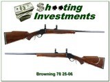 Browning Model 78 hard to find 26in heavy barrel 25-06 - 1 of 4