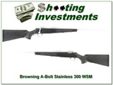 Browning A-Bolt II Stainless Stalker 300 WSM! - 1 of 4