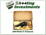 Smith & Wesson Model 37 Airweight Chiefs Special 38 ANIB - 1 of 4