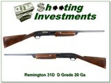 Remington 31 D Skeet RARE D Grade English stock 20 Gauge! - 1 of 4