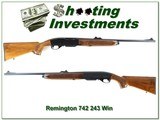 Remington 742 Woodsmaster 1978 made 243 nice wood! - 1 of 4