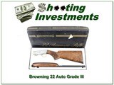 Browning 22 Auto Grade III Hand Engraved exquisite wood NIB - 1 of 4