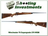 Winchester 70 Super Grade 270 WSM XX Wood - 1 of 4