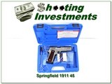 Springfield Armory 1911 A1 Stainless 45 ACP Unfired and NIC! - 1 of 4