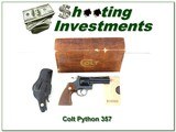 Colt Python 357 made in 1978 like new in box 4in blued! - 1 of 4