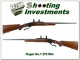 Ruger No.1 B 26in Red Pad 270 Win Exc Cond! - 1 of 4
