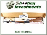 Marlin 1894 Hard to Find 218 BEE JM Marked Unfired in box! - 1 of 4
