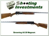 Browning A5 Magnum 20 Ga 76 Belgium 26in IC! - 1 of 4