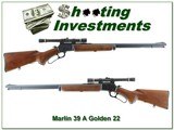 Marlin 39 A Golden 1957 collector JM pre-safety with Marlin scope! - 1 of 4