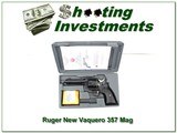 Ruger New Vaquero .357 Mag 4 5/8 in Blued New in Case - 1 of 4