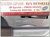 Ruger GP-100 4in Stainless early 38 Special as new in box! - 4 of 4