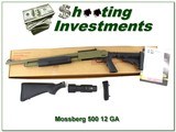 Mossberg 500 Flex Olive 12 Gauge Tactical home defense NIB 2 stocks! - 1 of 4