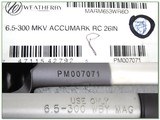 Weatherby Mark V Accumark RC 6.5-300 factory new - 4 of 4