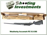 Weatherby Mark V Accumark RC 6.5-300 factory new - 1 of 4
