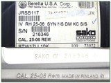 Sako 75 Stainless 25-06 unfired in box! - 4 of 4