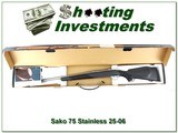 Sako 75 Stainless 25-06 unfired in box! - 1 of 4