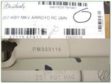 Weatherby Mark V Arroyo RC (Range Certified) 257 Wthy NIB - 4 of 4