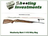 Weatherby Mark V Deluxe 416 Wthy Mag ANIB! - 1 of 4